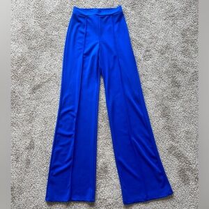 Fashion Nova Victoria High Rise Royal Blue Wide-Leg Pants (M)